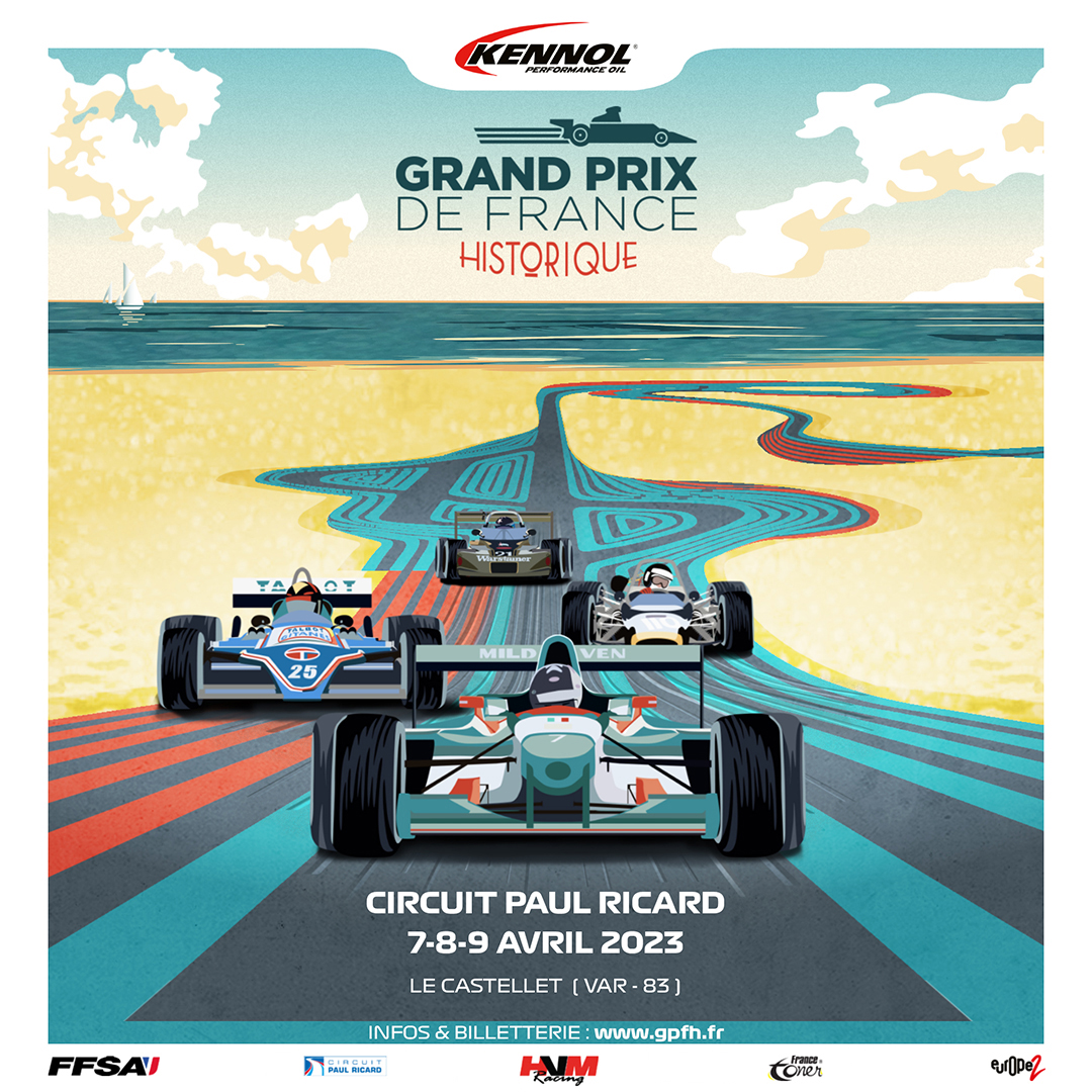 Calendrier des voitures de course de Formule 2024 circuits nommés | Poster